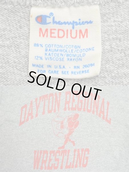 画像3: 80's Champion 88/12 染込みプリントTシャツ (3)