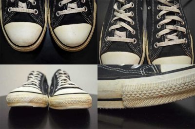 画像1: 90's Converse ALLSTAR Low-Cut “MADE IN USA / BLACK / size10”