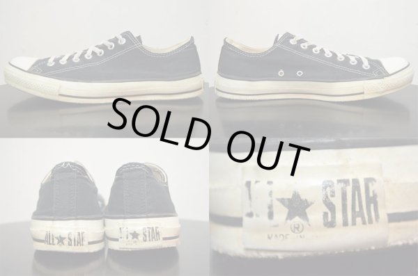 画像3: 90's Converse ALLSTAR Low-Cut “MADE IN USA / BLACK / size10” (3)