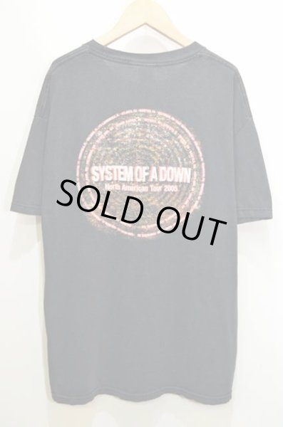 画像2: 05's SYSTEM OF A DOWN ツアーTシャツ (2)