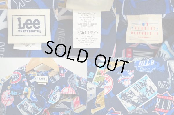 画像3: Lee Sport S/S 総柄 レーヨンシャツ “NEW YORK YANKEES” (3)