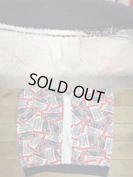 画像3: 60's Budweiser S/S 総柄スウェット “XL程度” (3)