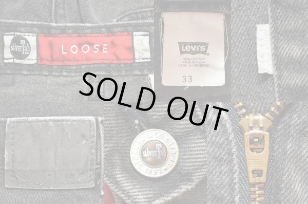 画像3: 90's Levi's silverTab ブラックデニムショーツ “MADE IN USA / W33” (3)