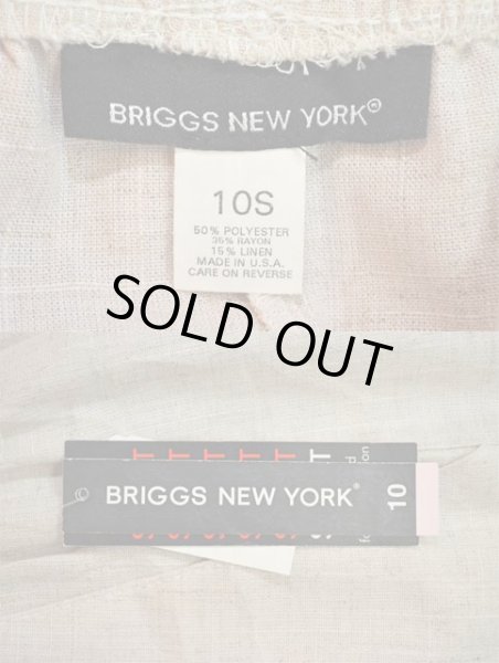 画像3: 90's BRIGGS リネン イージーパンツ “MADE IN USA / DEADSTOCK” (3)