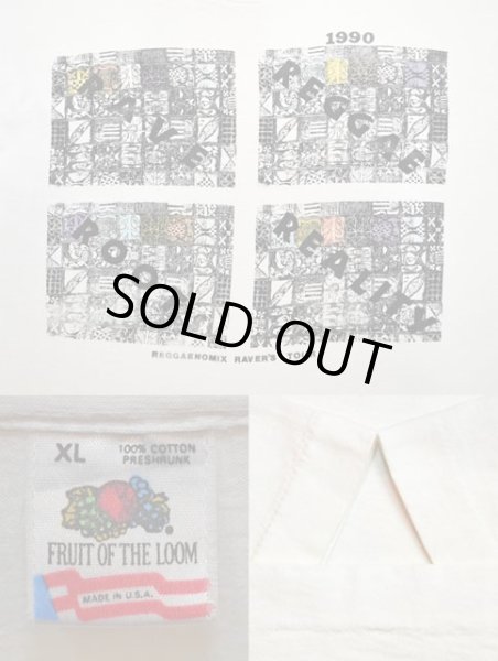 画像3: 90's REGGAENOMIX RAVER'S TOUR Tシャツ (3)