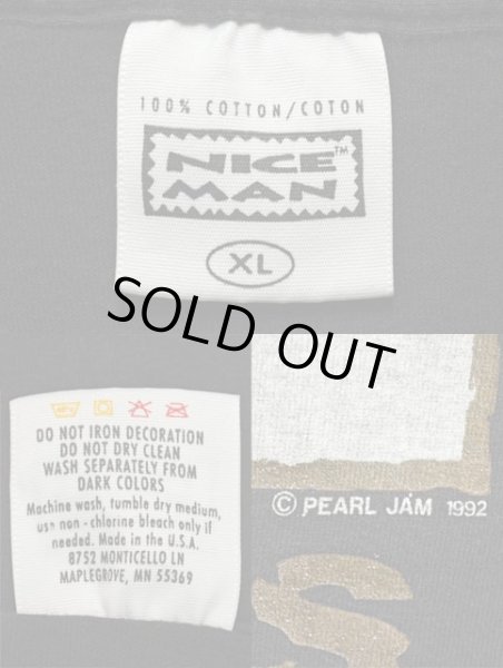 90's Pearl Jam バンドTシャツ “Choices” - used&vintage box Hi-smile