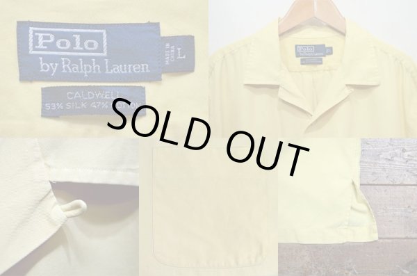 画像3: 90's POLO Ralph Lauren S/S オープンカラーシャツ “コットン×シルク” (3)