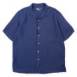 画像1: 90's POLO Ralph Lauren S/S リネン オープンカラーシャツ “CALDWELL” (1)