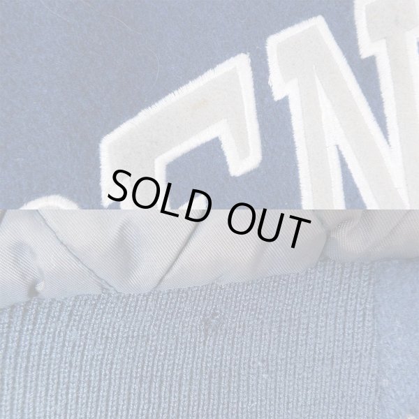 画像5: 90's STARTER レザー切替えスタジャン "Penn state Nitani lions" (5)