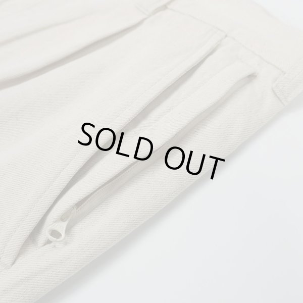 画像4: PWA HEMP MIX DENIM SLACKS / IVORY (4)