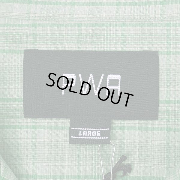 画像8: PWA LINEN MIX O/C SHIRT / GREEN CHECK (8)