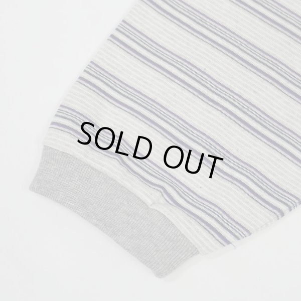 画像4: PWA STRIPED PIPING L/S TEE / CLOUD (4)