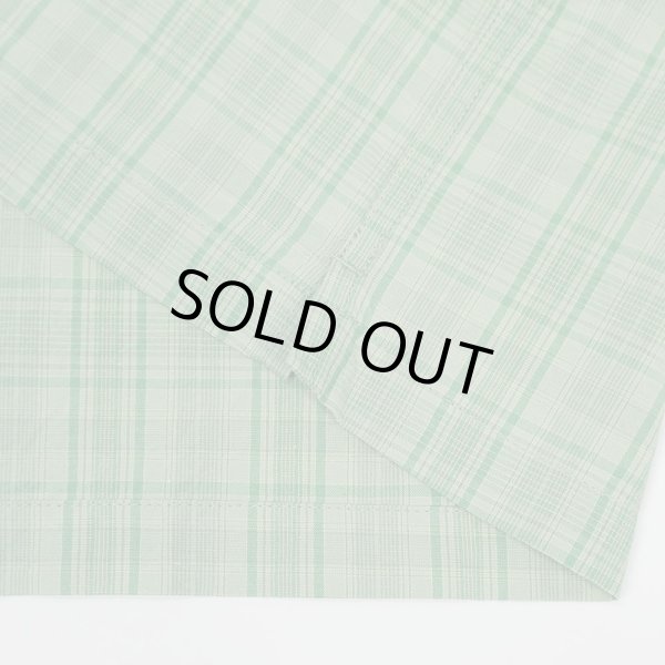 画像5: PWA LINEN MIX O/C SHIRT / GREEN CHECK (5)