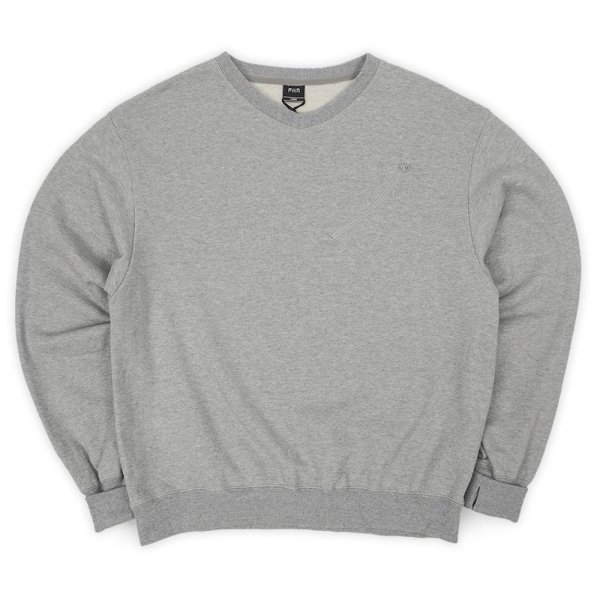 画像1: PWA HEAVY KANOKO V-NECK P/O / HEATHER GREY (1)