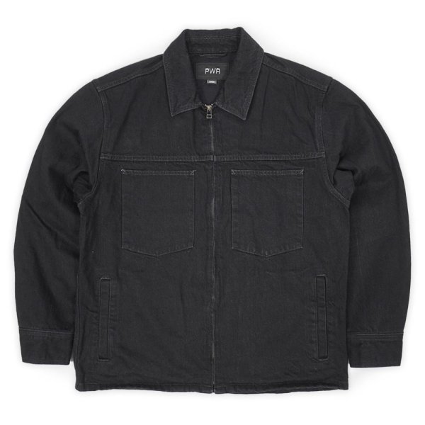 画像1: PWA DENIM ZIP-UP JKT / DEEP BLACK (1)
