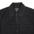 画像3: PWA DENIM ZIP-UP JKT / DEEP BLACK (3)