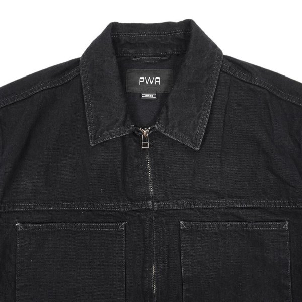 画像3: PWA DENIM ZIP-UP JKT / DEEP BLACK (3)