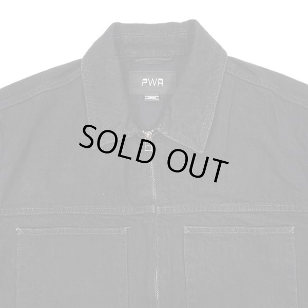 画像3: PWA DENIM ZIP-UP JKT / DEEP BLACK (3)