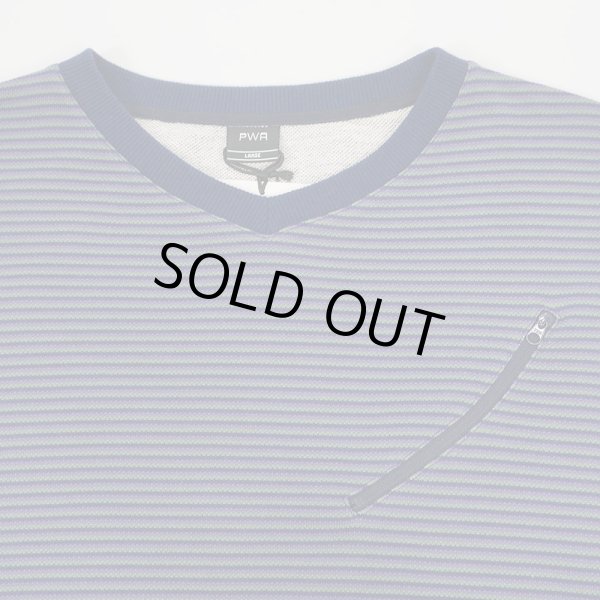 画像2: PWA HEAVY KANOKO V-NECK P/O / NAVY BD (2)