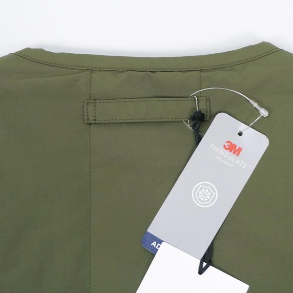 画像5: PWA REFINE-WOOL CHK RV VEST / OLIVE (5)