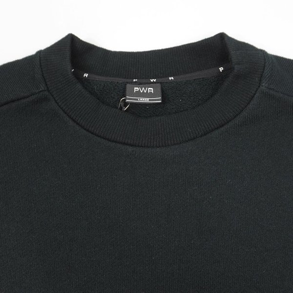 画像2: PWA CURLY SWEAT CREW / BLACK (2)