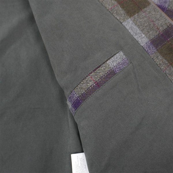 画像5: PWA REFINE-WOOL CHK DRIZZLER / OLIVE CHK (5)