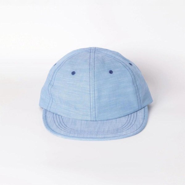 画像2: Slowpe DUNGAREE WORK CAP / LIGHT BLUE (2)