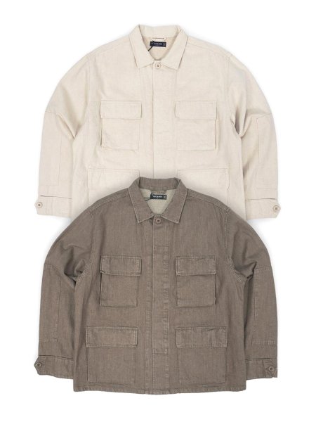 画像6: PORTANCE HEMP MIX BDU JKT / BROWN (6)