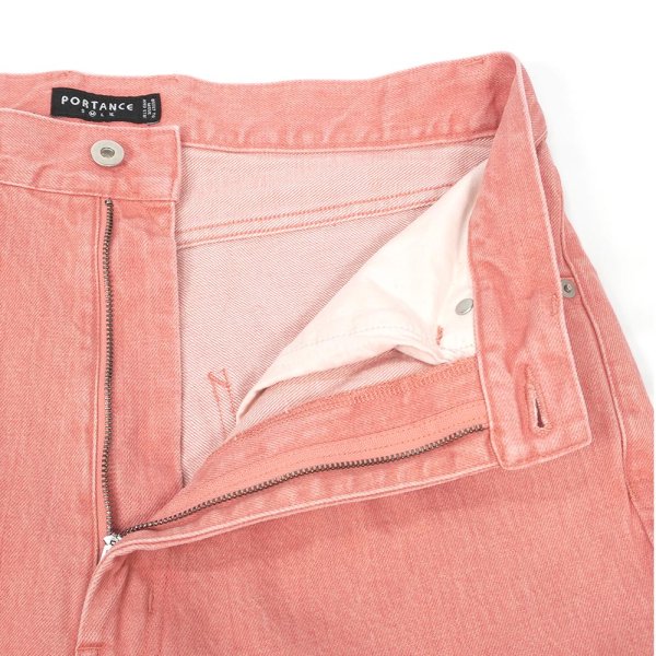 画像5: PORTANCE RELAX-FIT 6P COL JEANS / CORAL  (5)