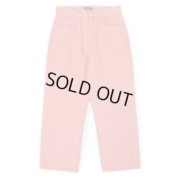 画像1: PORTANCE RELAX-FIT 6P COL JEANS / CORAL  (1)