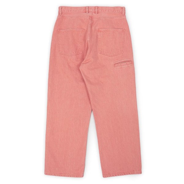 画像2: PORTANCE RELAX-FIT 6P COL JEANS / CORAL  (2)