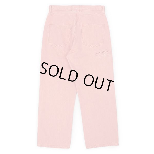 画像2: PORTANCE RELAX-FIT 6P COL JEANS / CORAL  (2)