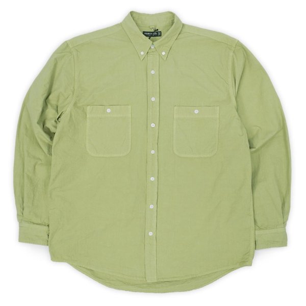 画像1: PORTANCE STAY EASY BD SHIRT / SAGE (1)