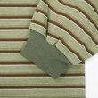 画像3: PORTANCE OG STRIPED L/S TEE / OLIVE BD (3)