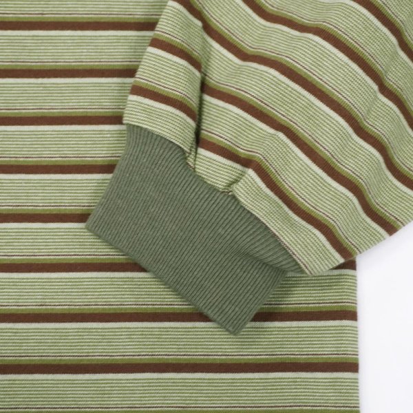 画像3: PORTANCE OG STRIPED L/S TEE / OLIVE BD (3)