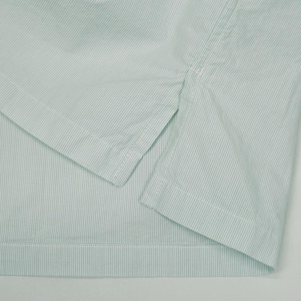 画像3: PORTANCE O/C STRIPE WORK SHIRT / GREEN ST (3)