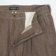画像3: PORTANCE HEMP MIX SLACKS / BROWN (3)