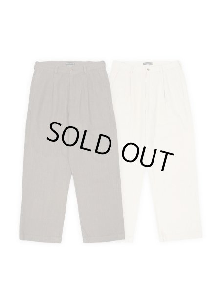 画像5: PORTANCE HEMP MIX SLACKS / IVORY (5)
