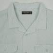 画像2: PORTANCE O/C STRIPE WORK SHIRT / GREEN ST (2)