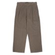 画像1: PORTANCE HEMP MIX SLACKS / BROWN (1)
