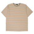 画像1: PORTANCE OG STRIPED S/S TEE / BEIGE BD (1)