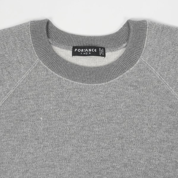 画像2: PORTANCE 2026AW OG RAGLAN SWEATER / HEATHER GREY (2)