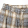 画像3: PORTANCE 2026AW SHAGGY PLAID LOUNGE PT / GRY CHK (3)