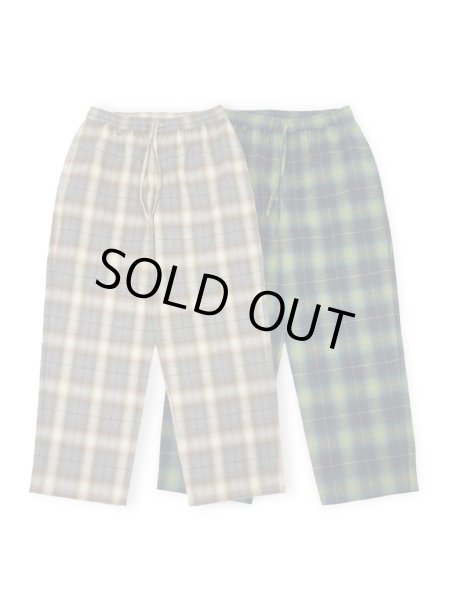 画像5: PORTANCE 2026AW SHAGGY PLAID LOUNGE PT / GRN CHK (5)