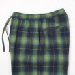 画像4: PORTANCE 2026AW SHAGGY PLAID LOUNGE PT / GRN CHK (4)