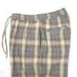 画像4: PORTANCE 2026AW SHAGGY PLAID LOUNGE PT / GRY CHK (4)
