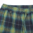 画像3: PORTANCE 2026AW SHAGGY PLAID LOUNGE PT / GRN CHK (3)