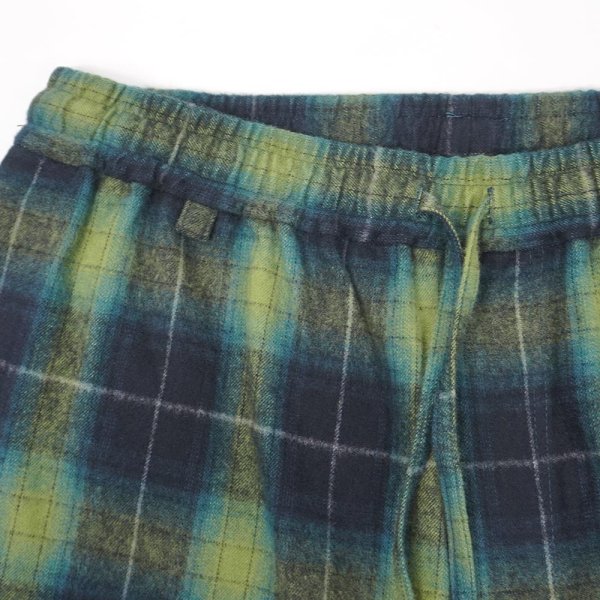 画像3: PORTANCE 2026AW SHAGGY PLAID LOUNGE PT / GRN CHK (3)