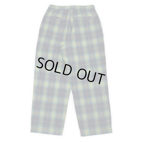 画像2: PORTANCE 2026AW SHAGGY PLAID LOUNGE PT / GRN CHK (2)