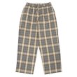 画像1: PORTANCE 2026AW SHAGGY PLAID LOUNGE PT / GRY CHK (1)